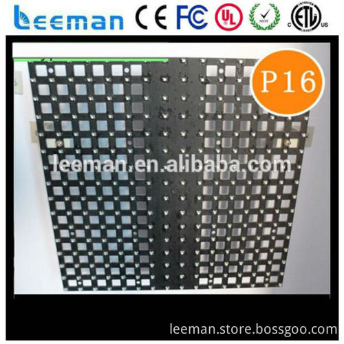 Leeman p12.5 P5 Concert Stage Background Video ledwall, Indoor Full Color Flexible LED Mesh Curtain Video Wall Screen